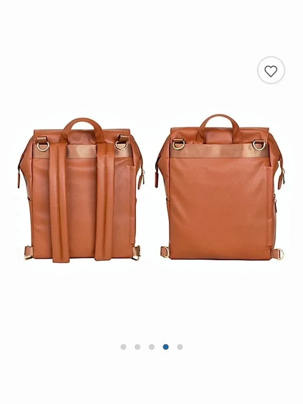 CleverMade Lily Diaper Backpack Brown Like New